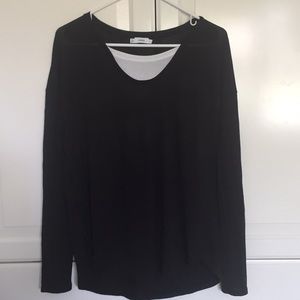 Vince Black Long Sleeve Shirt